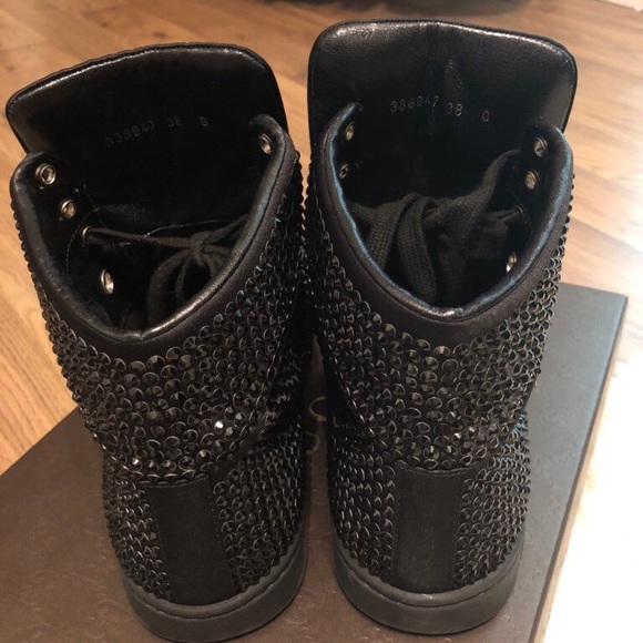 Gucci rare high tops rhinestones - Picture 4 of 4
